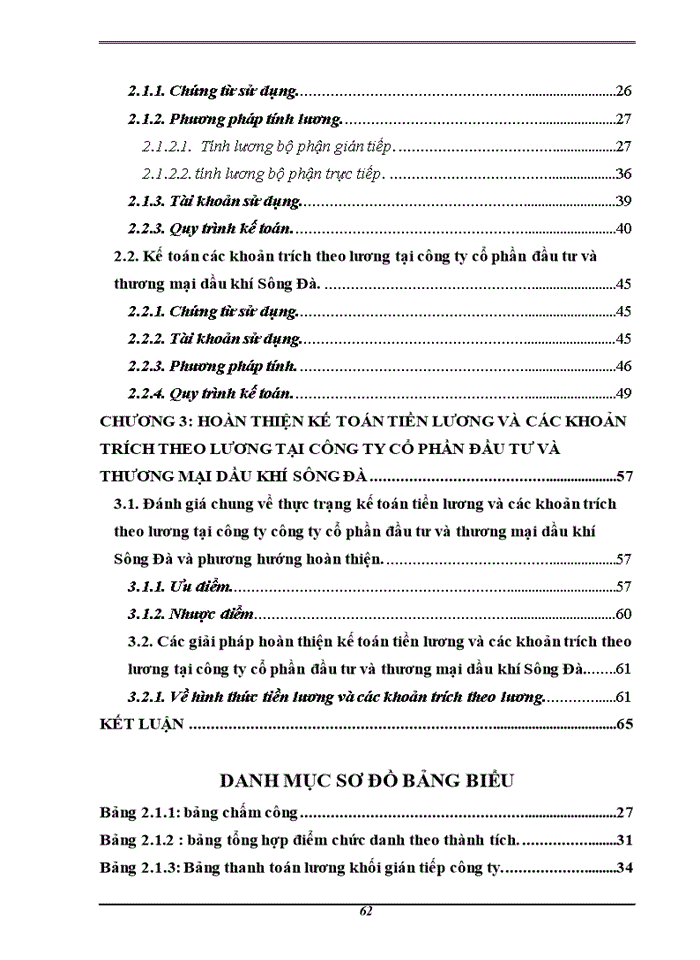 image for page Hoàn thiện kế toán tiền lương và các khoản trích theo lương tại Công ty cổ phần đầu tư và thương mại dầu khí Sông Đà