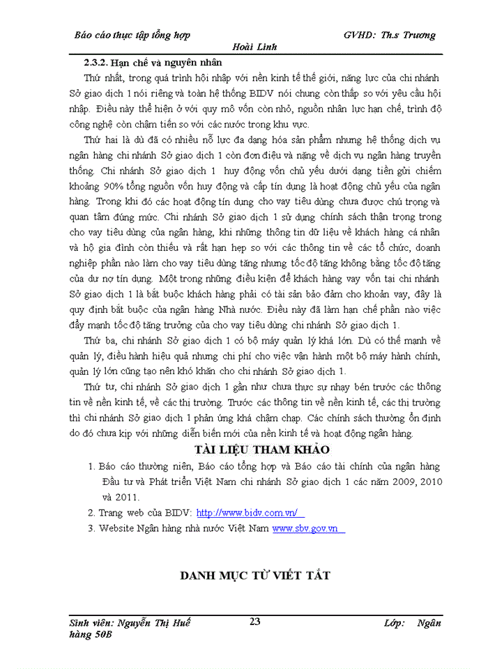 image for page Kết quả hoạt động kinh doanh của ngân hàng Đầu tư và Phát triển Việt Nam chi nhánh Sở giao dịch