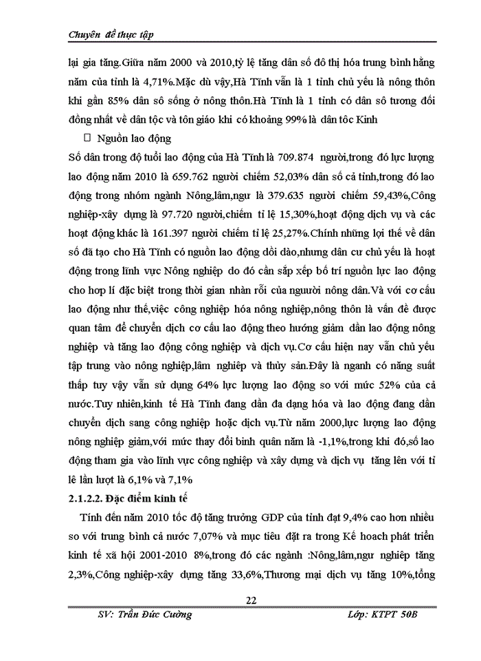 image for page Thực trạng định hướng và giải pháp chuyển dịch cơ cấu ngành kinh tế Hà Tĩnh giai đoạn 2011-2020