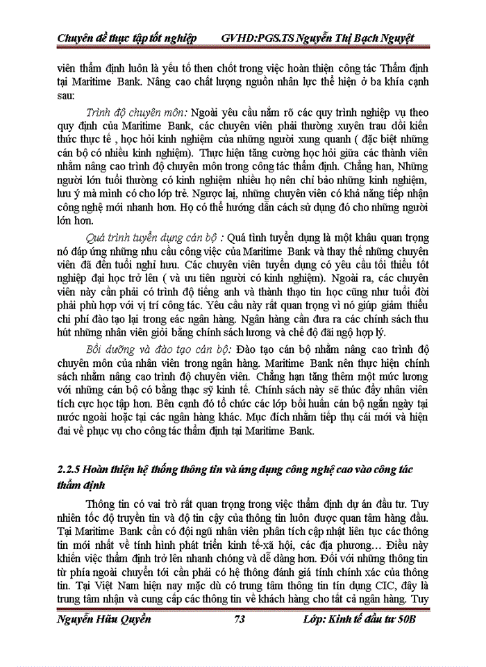 image for page Hoàn thiện công tác thẩm định dự án đầu tư vay vốn tại Ngân hàng Thương mại Cổ phần Hàng Hải Việt Nam- Chi nhánh Cầu Giấy