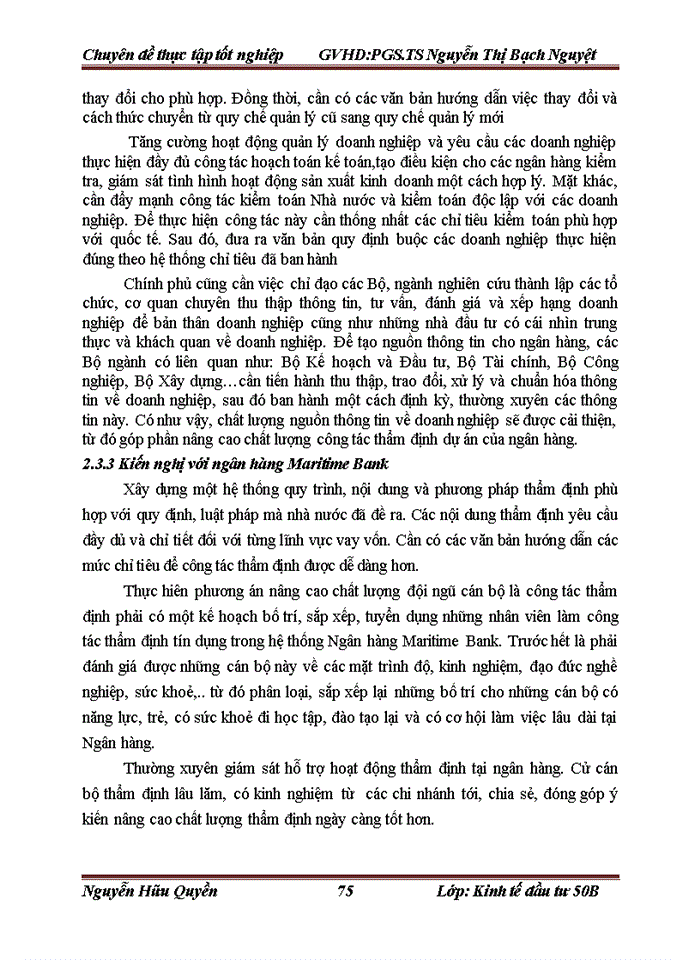 image for page Hoàn thiện công tác thẩm định dự án đầu tư vay vốn tại Ngân hàng Thương mại Cổ phần Hàng Hải Việt Nam- Chi nhánh Cầu Giấy