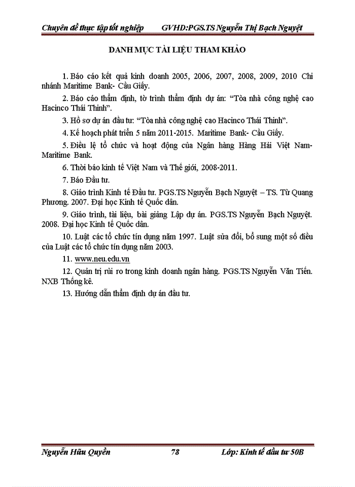 image for page Hoàn thiện công tác thẩm định dự án đầu tư vay vốn tại Ngân hàng Thương mại Cổ phần Hàng Hải Việt Nam- Chi nhánh Cầu Giấy