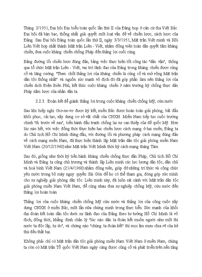 image for page Tư tưởng Phân tích luận điểm Hồ Chí Minh Nước Việt Nam là một dân tộc Việt Nam là một