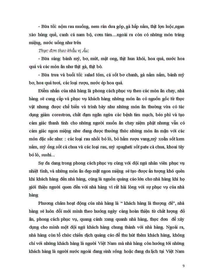 image for page Báo cáo thực tập tổng hợp tại nhà hàng Mai Sơn sen