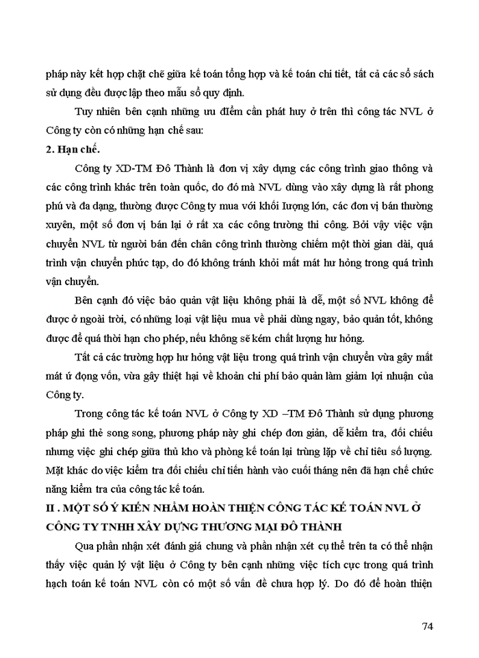 image for page Hoàn thiện công tác kế toán xuất nhập nguyên vật liệu tại Công ty Trách nhiệm Hữu hạng XÂY DỰNG VÀ THƯƠNG MẠI Đễ THÀNH