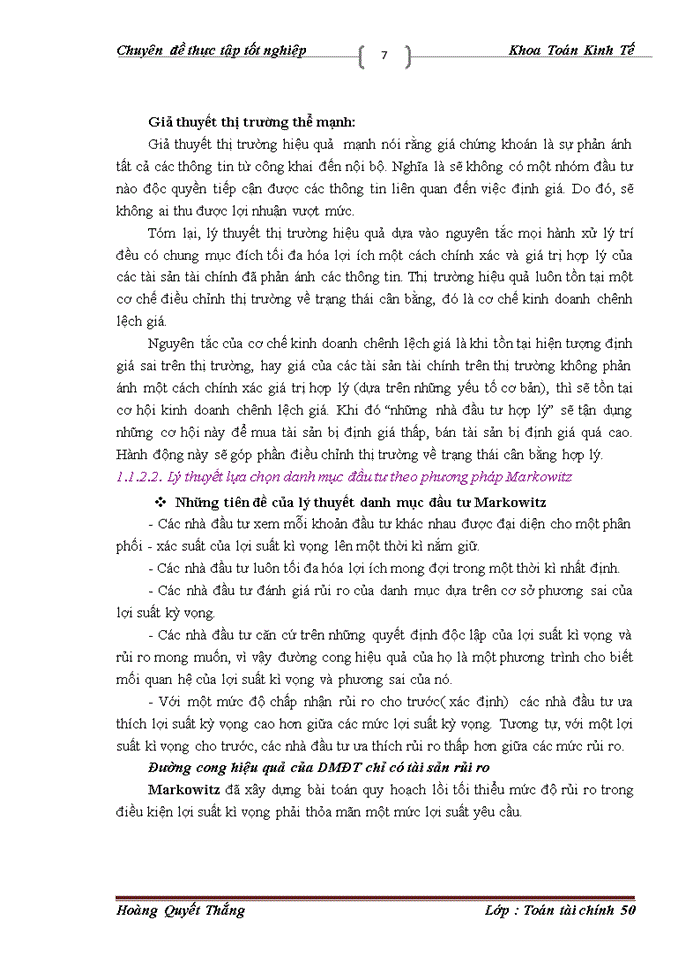image for page Xây dựng và quản lý danh mục đầu tư trên thị trường chứng khoán Việt Nam