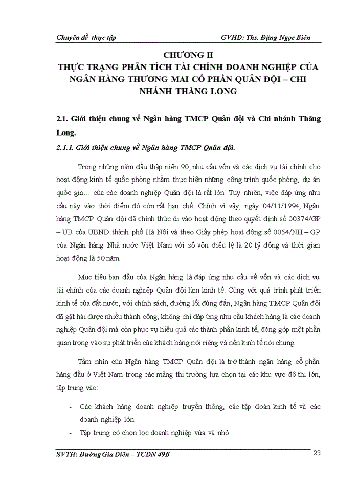 image for page Phân tích tài chính doanh nghiệp tại Ngân hàng Thương Mại Cổ phần Quân đội Chi Nhánh Thăng Long