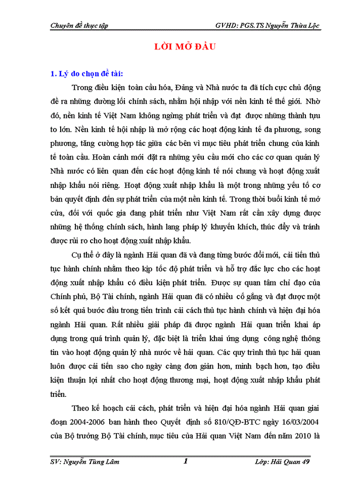 image for page Thực hiện thủ tục hải quan điện tử đối với hàng hóa nhập khẩu tại Công ty Trách nhiệm Hữu hạng thương mại và vận tải Trường Thành