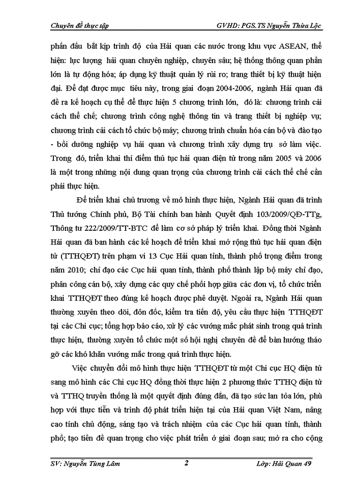 image for page Thực hiện thủ tục hải quan điện tử đối với hàng hóa nhập khẩu tại Công ty Trách nhiệm Hữu hạng thương mại và vận tải Trường Thành