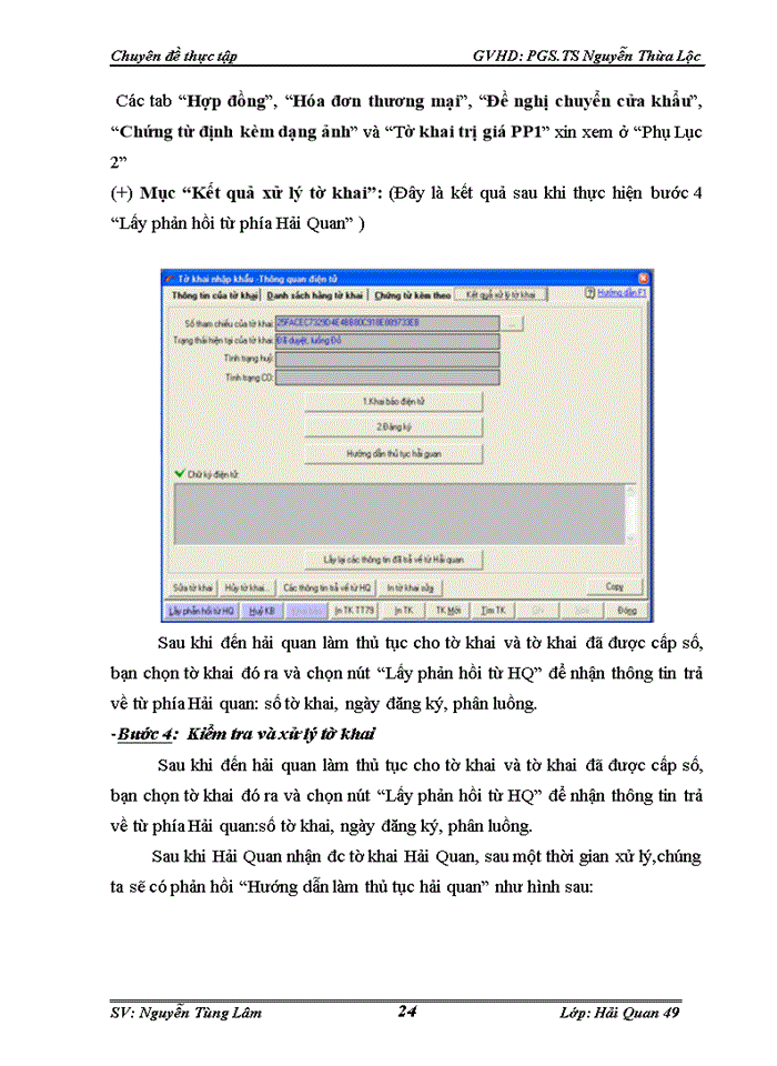 image for page Thực hiện thủ tục hải quan điện tử đối với hàng hóa nhập khẩu tại Công ty Trách nhiệm Hữu hạng thương mại và vận tải Trường Thành