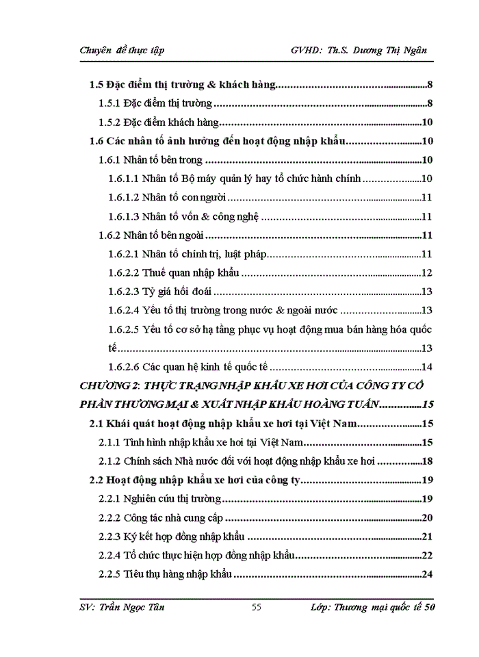 image for page Thực trạng nhập khẩu xe hơi của Công ty cổ phần Thương mại và Xuất nhập khẩu Hoàng Tuấn