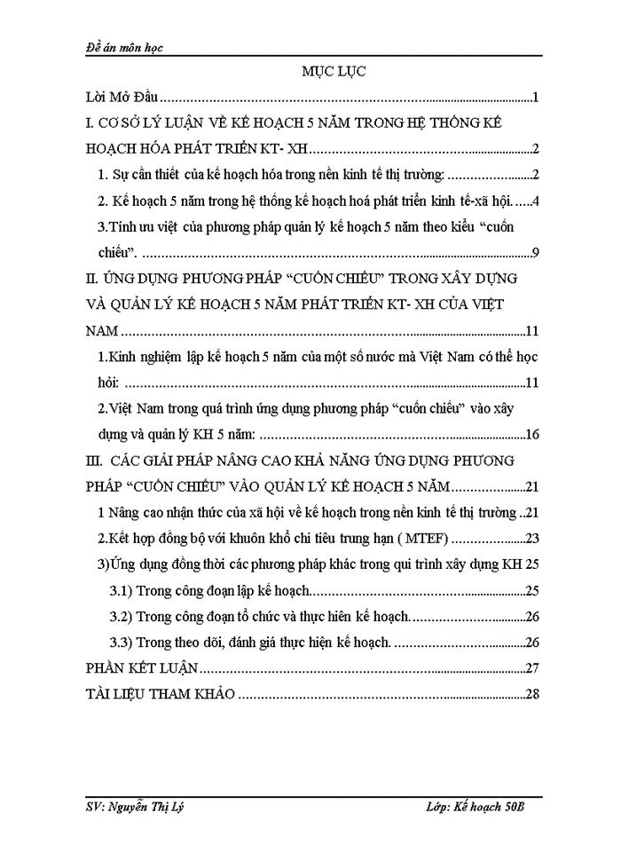 image for page Ứng dụng phương pháp cuốn chiếu trong xây dựng và quản lý kế hoạch 5 năm phát triển Kinh tế Xã hội của Việt Nam