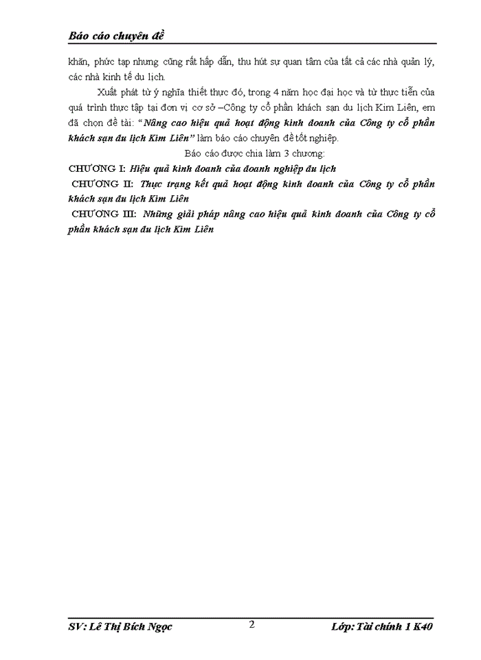 image for page Nâng cao hiệu quả hoạt động kinh doanh của Công ty cổ phần khách sạn du lịch Kim Liên