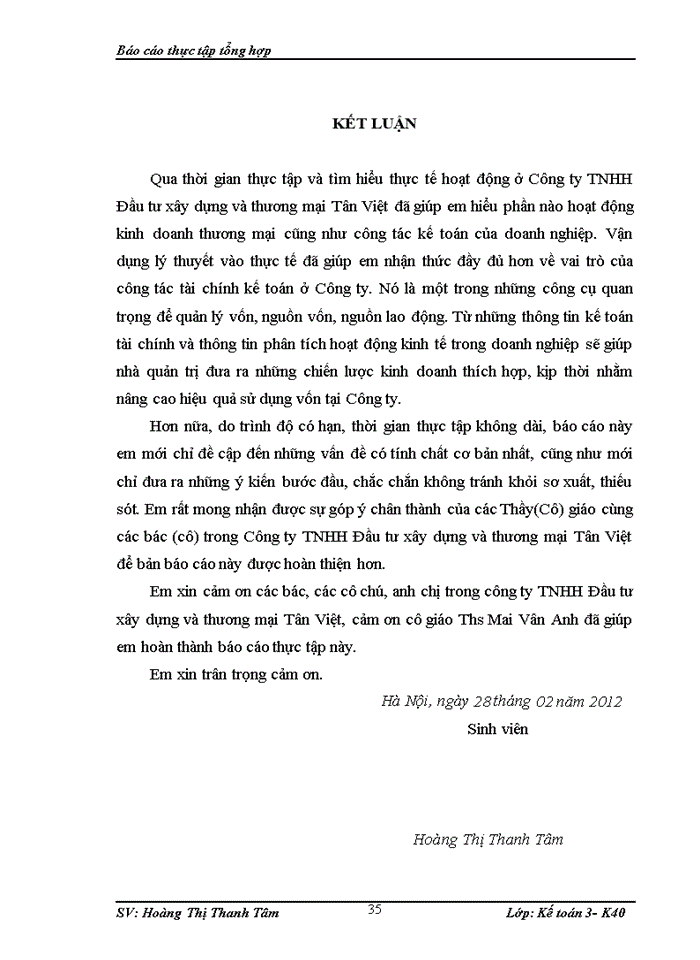 image for page Thực trạng hoạt động sản xuất kinh doanh của Công ty Trách nhiệm Hữu hạng Đầu tư Xây dựng và Thương mại Tân Việt