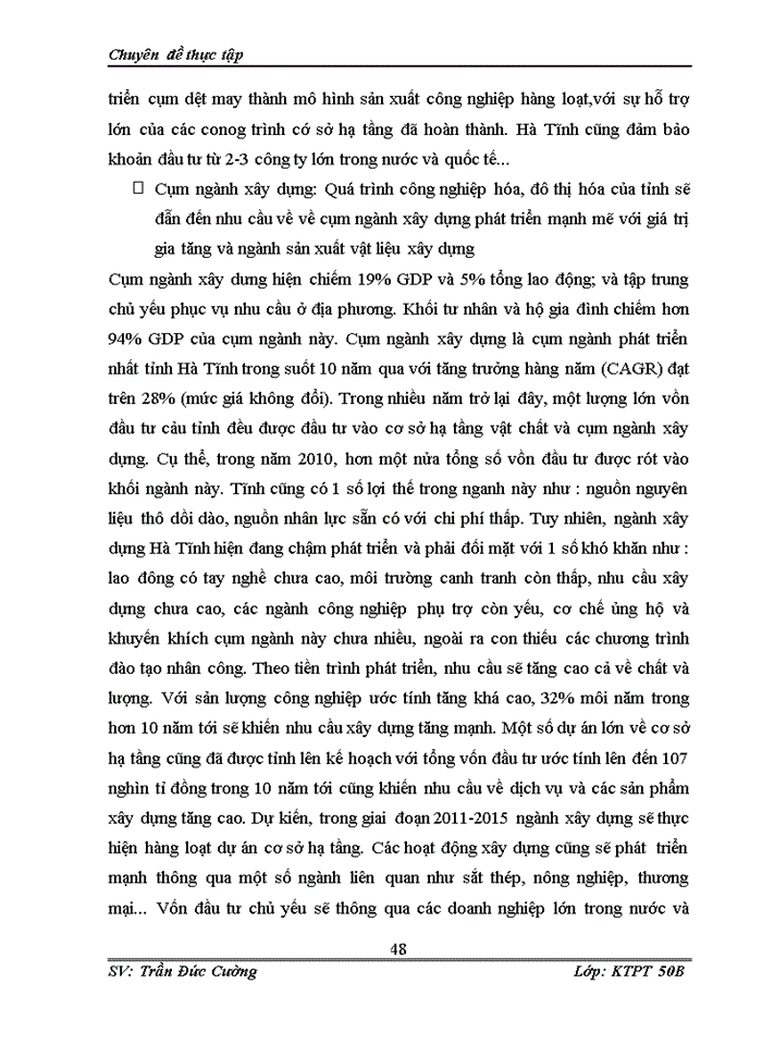 image for page Thực trạng định hướng và giải pháp chuyển dịch cơ cấu ngành kinh tế Hà Tĩnh giai đoạn 2011-2020