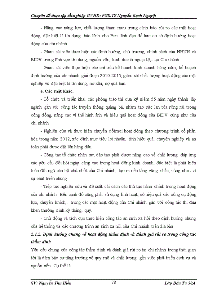 image for page Đánh giá rủi ro trong hoạt động thẩm định dự án xin vay vốn tại ngân hàng Đầu tư và Phát triển Việt Nam chi nhánh Thăng Long