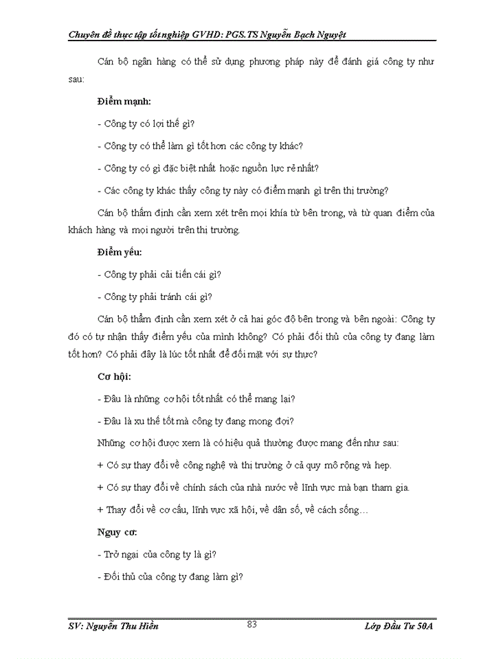 image for page Đánh giá rủi ro trong hoạt động thẩm định dự án xin vay vốn tại ngân hàng Đầu tư và Phát triển Việt Nam chi nhánh Thăng Long