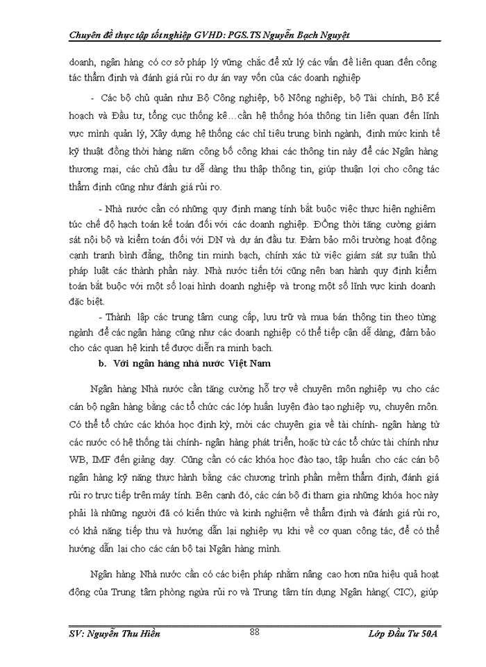 image for page Đánh giá rủi ro trong hoạt động thẩm định dự án xin vay vốn tại ngân hàng Đầu tư và Phát triển Việt Nam chi nhánh Thăng Long