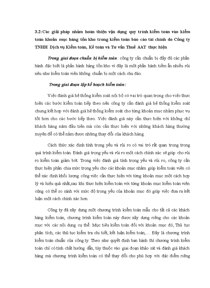 image for page THS Hoàn thiện quy trình Kiểm Hàng tồn kho trong quy trình kiểm toán Báo cáo tài chính tại Công ty Trách nhiệm Hữu hạng Dịch vụ Kiểm toán Kế toán và Tư vấn Thuế AAT