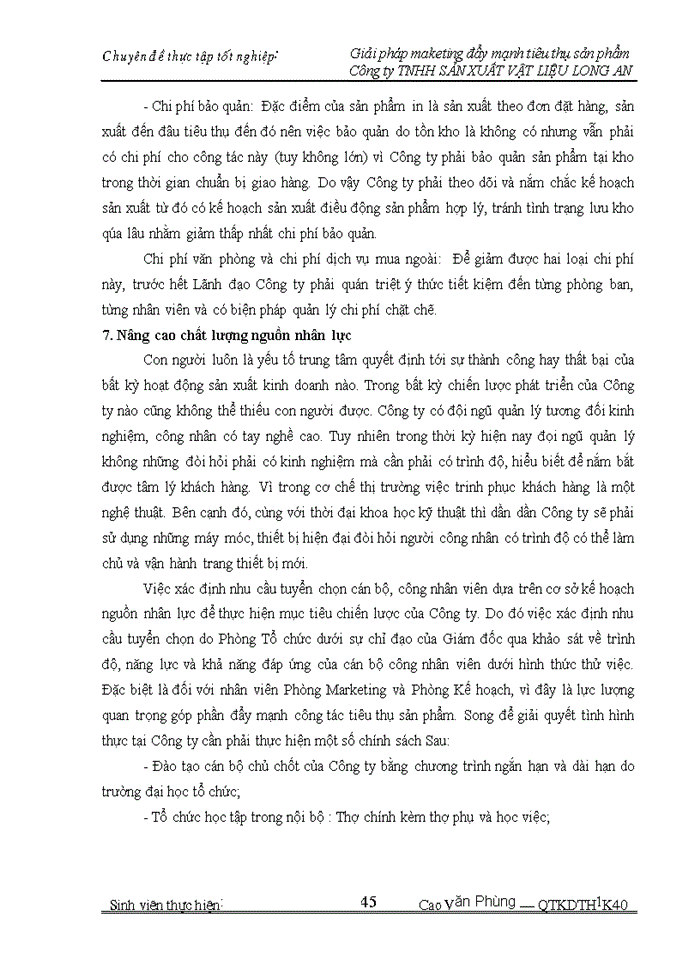 image for page Giải pháp maketing đẩy mạnh tiêu thụ sản phẩm trong Công ty Trách nhiệm Hữu hạng sản xuất vật liệu Long An