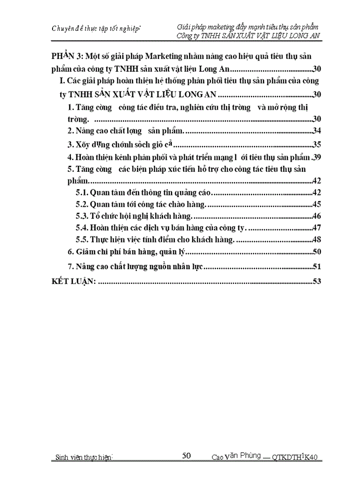 image for page Giải pháp maketing đẩy mạnh tiêu thụ sản phẩm trong Công ty Trách nhiệm Hữu hạng sản xuất vật liệu Long An