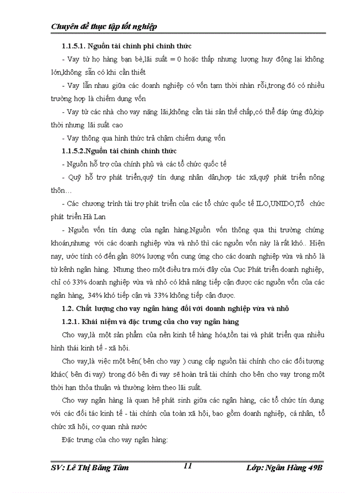 image for page Nâng cao chất lượng hoạt động cho vay đối với doanh nghiệp vừa và nhỏ tại ngân hàng Đầu tư và Phát triển chi nhánh Quang Trung