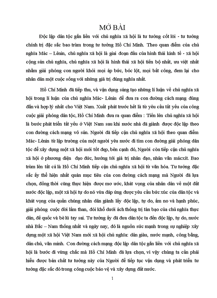 image for page Triết Mác Quan điểm của Mác Lênin về độc lập dân tộc gắn liền với chủ nghĩa xã hội