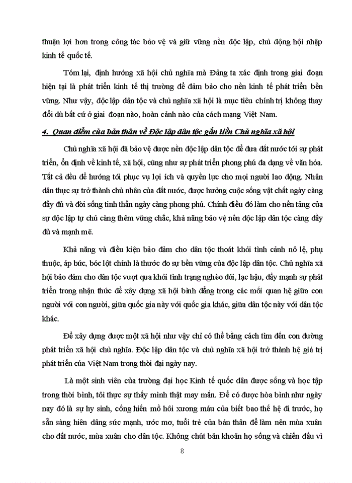 image for page Triết Mác Quan điểm của Mác Lênin về độc lập dân tộc gắn liền với chủ nghĩa xã hội