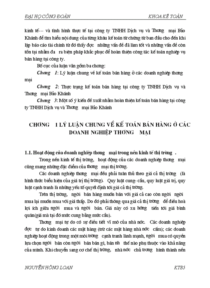 image for page Hoµn thiÖn c ng t c kÕ to n nghiÖp vô b n hµng t i c ng ty Trách nhiệm hữu hạn DÞch vô vµ Th ng m i B o Kh nh