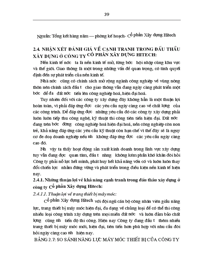 image for page N ng cao kh n ng c nh tranh trong Êu thÇu c ng tr nh x y dùng ë C ng ty Cổ phần xây dựng Hitech CĐ