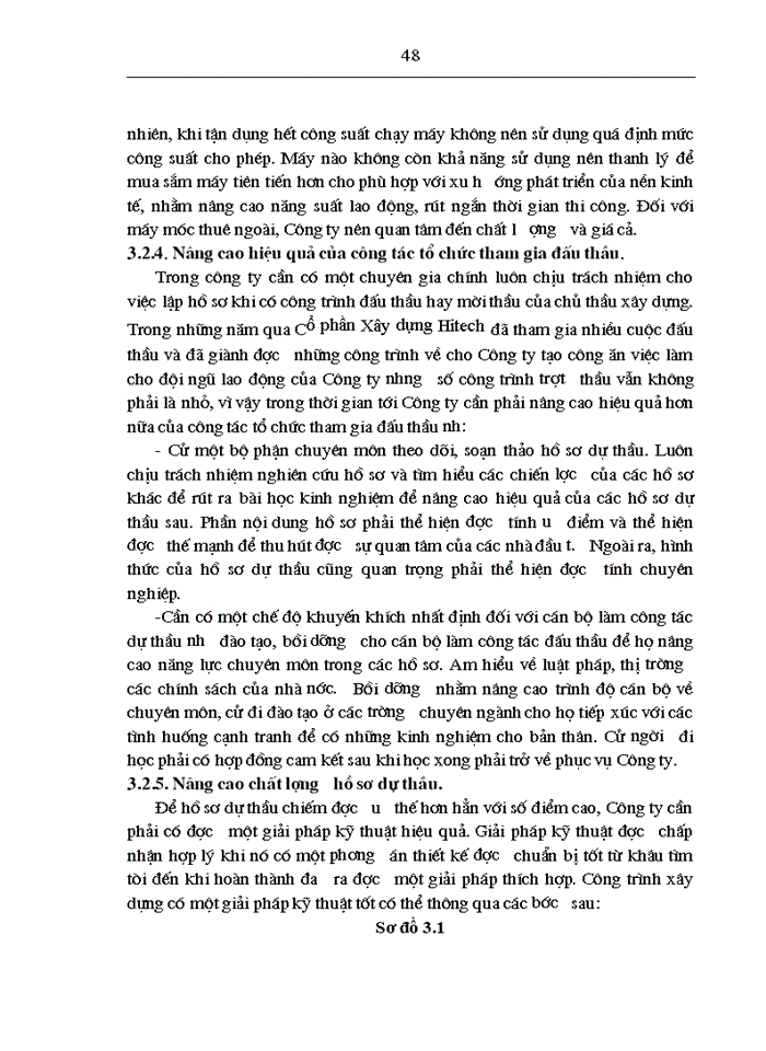 image for page N ng cao kh n ng c nh tranh trong Êu thÇu c ng tr nh x y dùng ë C ng ty Cổ phần xây dựng Hitech CĐ