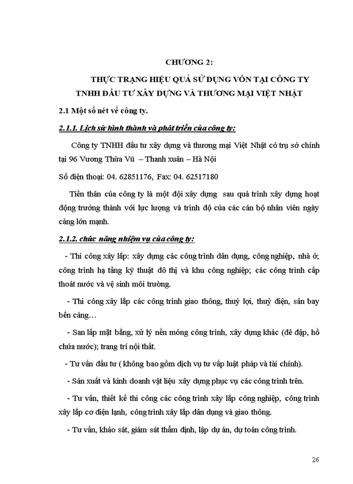 image for page Giải pháp nâng cao hiệu quả sử dụng vốn tại công ty Trách nhiệm hữu hạn đầu tư xây dựng và thương mại Việt Nhật