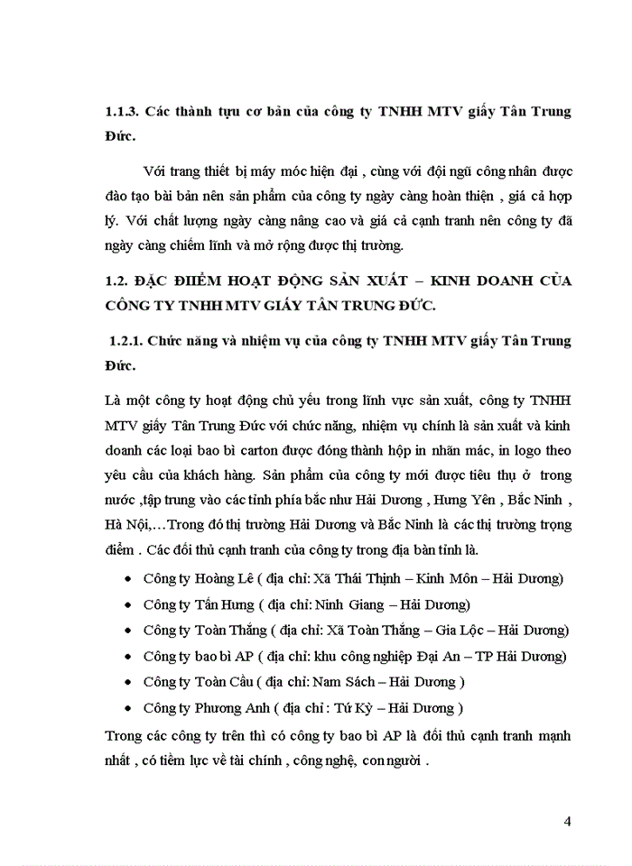 image for page Báo cáo tại Công ty Trách nhiệm hữu hạn Một thành viên giấy Tân Trung Đức