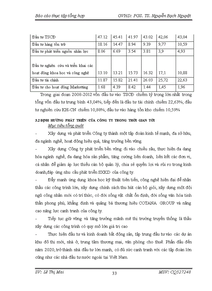 image for page Báo cáo tại Công ty cổ phần đầu tư và xây dựng Thành Nam