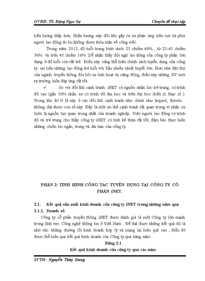 image for page Công tác tuyển dụng Nghiên cứu tình huống tại công ty cổ phần iNET