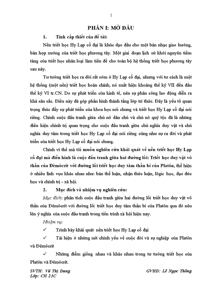 image for page Triết mác Triết học duy vật vô thần của Đêmôcrít với đường lối triết học duy tâm thần bí của Platôn
