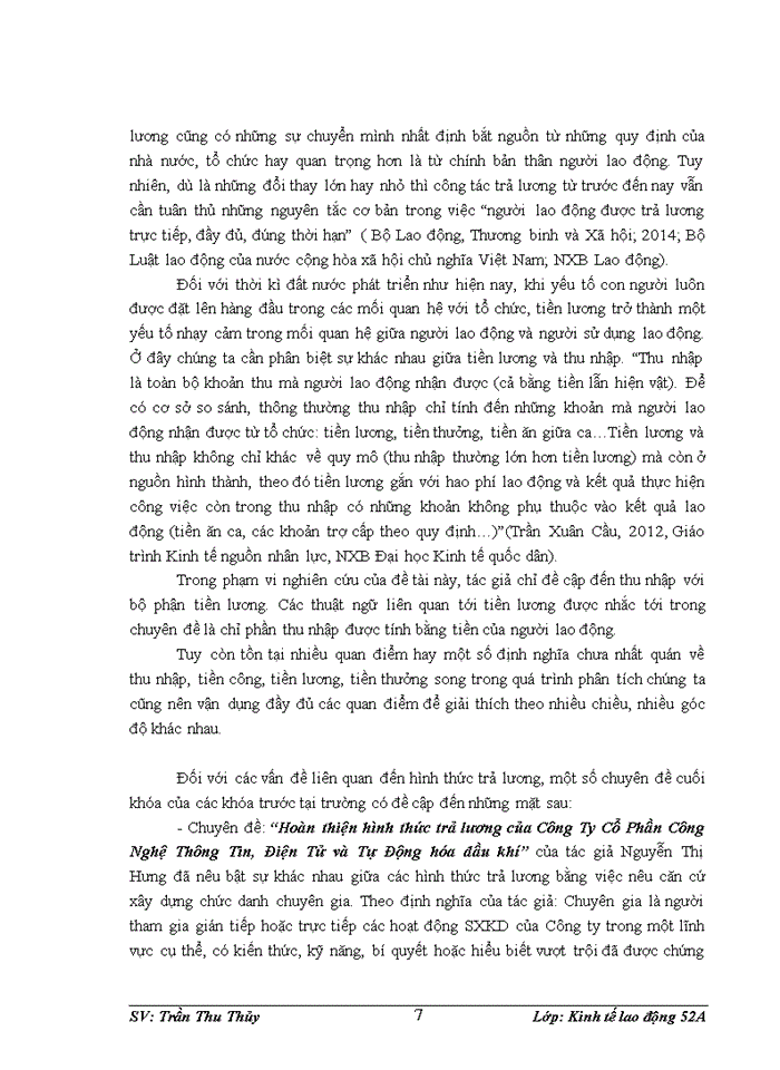 image for page Hoàn thiện các hình thức trả lương tại Công ty cổ phần Thương mại xi măng