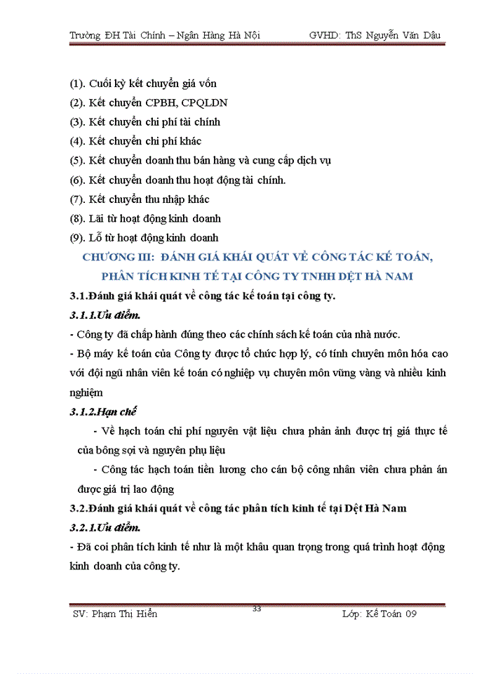 image for page Báo cáo thực tập tổng hợp tại Công ty Trách nhiệm hữu hạn dệt Hà Nam