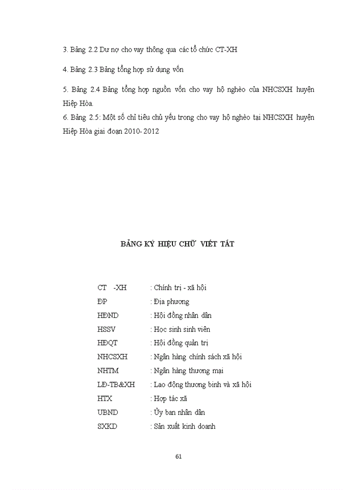 image for page Nâng cao hiệu quả cho vay đối với hộ nghèo tại Phòng giao dịch Ngân hàng chính sách xã hội huyện Hiệp Hòa tỉnh Bắc Giang