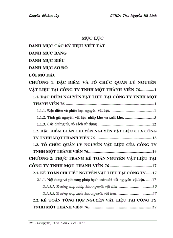 image for page Hoàn thiện kế toán nguyên vật liệu tại Công ty Trách nhiệm hữu hạn một thành viên 76