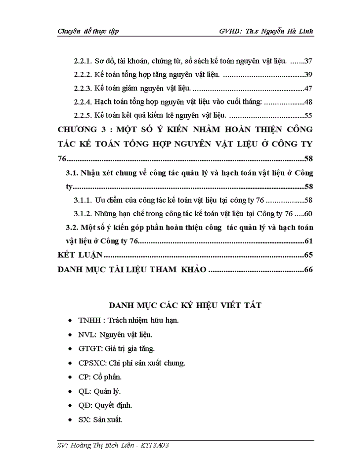 image for page Hoàn thiện kế toán nguyên vật liệu tại Công ty Trách nhiệm hữu hạn một thành viên 76
