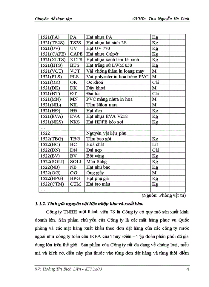 image for page Hoàn thiện kế toán nguyên vật liệu tại Công ty Trách nhiệm hữu hạn một thành viên 76