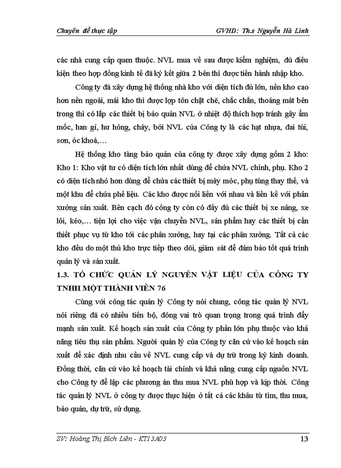 image for page Hoàn thiện kế toán nguyên vật liệu tại Công ty Trách nhiệm hữu hạn một thành viên 76