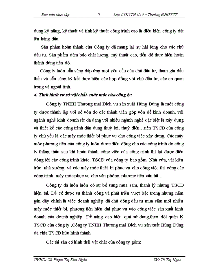 image for page Công tác Tổ chức kế toán Công ty Trách nhiệm hữu hạn Thương mại Dịch vụ sản xuất Hùng Dũng