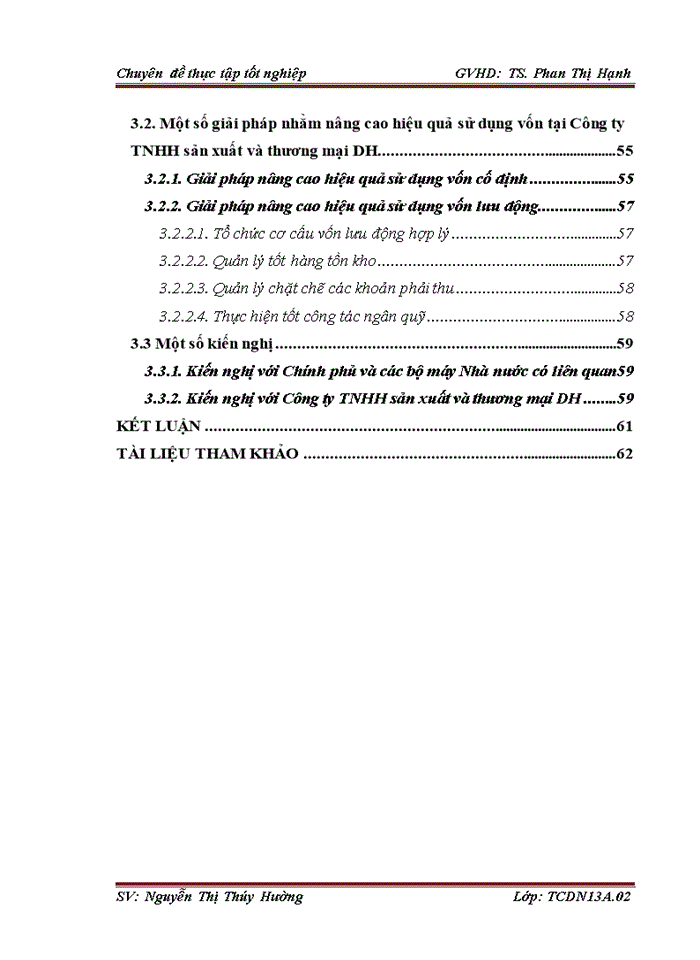 image for page Một số giải pháp nâng cao hiệu quả sử dụng vốn tại Công ty Trách nhiệm hữu hạn sản xuất và thương mại DH
