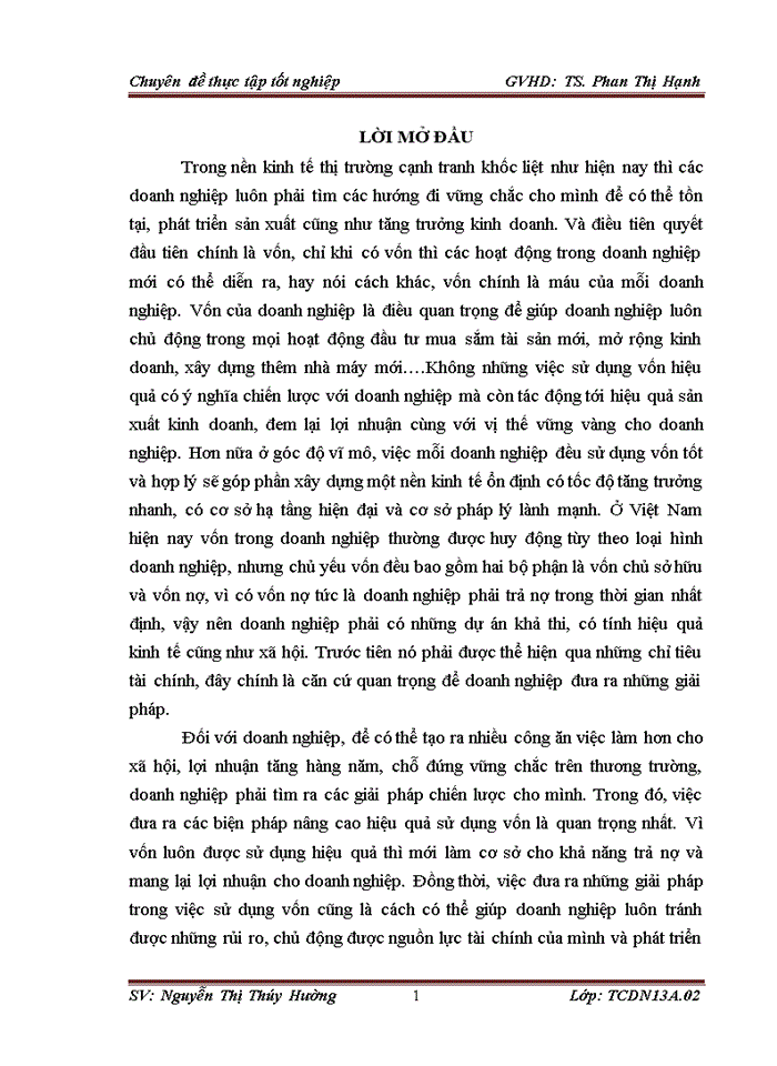 image for page Một số giải pháp nâng cao hiệu quả sử dụng vốn tại Công ty Trách nhiệm hữu hạn sản xuất và thương mại DH