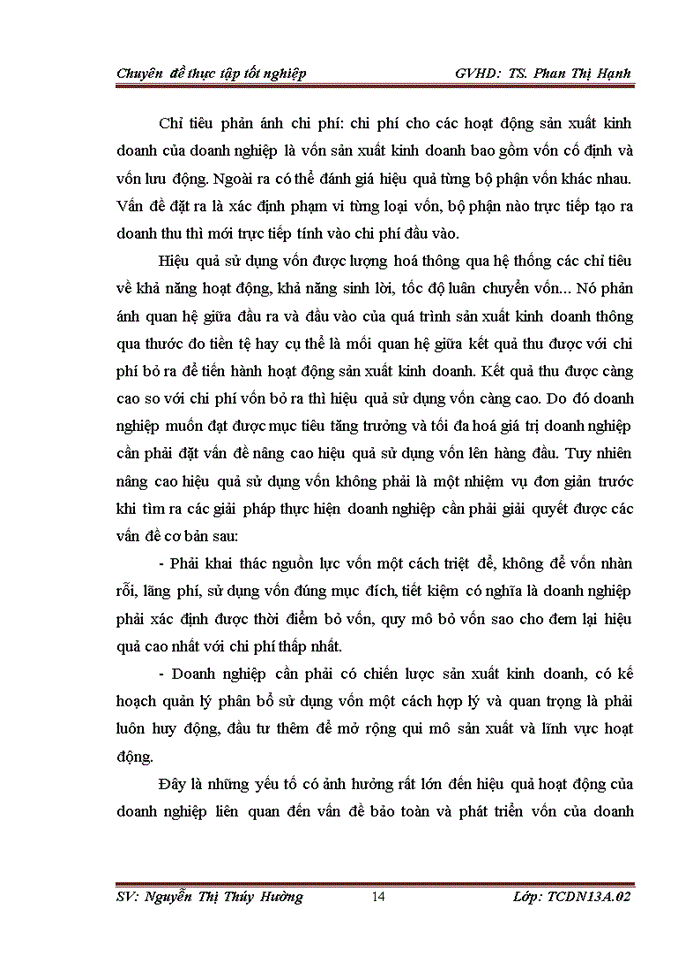 image for page Một số giải pháp nâng cao hiệu quả sử dụng vốn tại Công ty Trách nhiệm hữu hạn sản xuất và thương mại DH