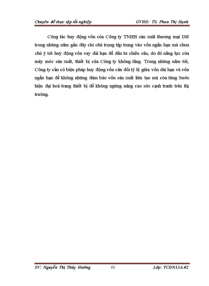 image for page Một số giải pháp nâng cao hiệu quả sử dụng vốn tại Công ty Trách nhiệm hữu hạn sản xuất và thương mại DH