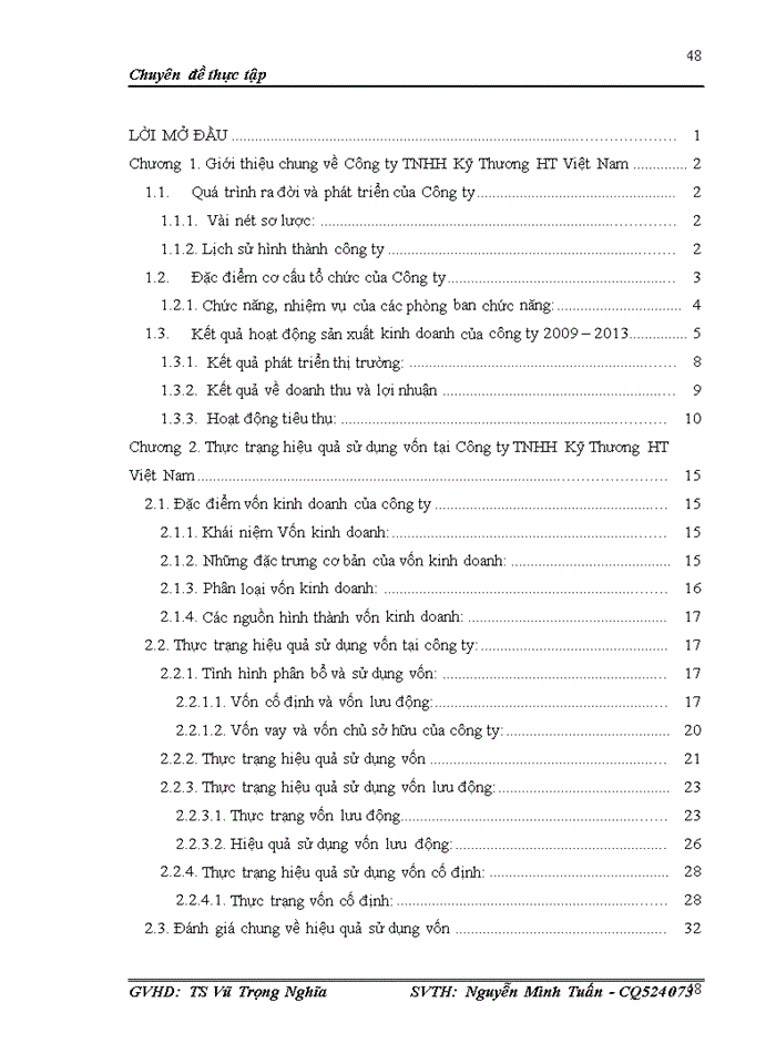 image for page Nâng cao hiệu quả sử dụng vốn tại Công ty Trách nhiệm hữu hạn Kỹ Thương HT Việt Nam
