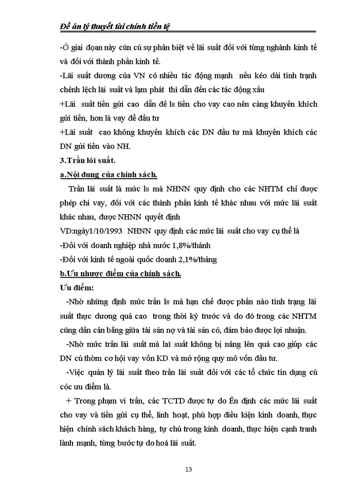 image for page Lãi suất và chính sách lãi suất